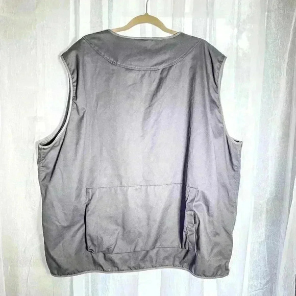 NWOT Stone Creek Size XXL Grey Stain Resistant Fishing Vest pockets comfy - Picture 6 of 10